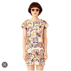 Kate Spade Saturday checkered top size Small